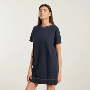 Everlane Oversized Mariner Dress Navy